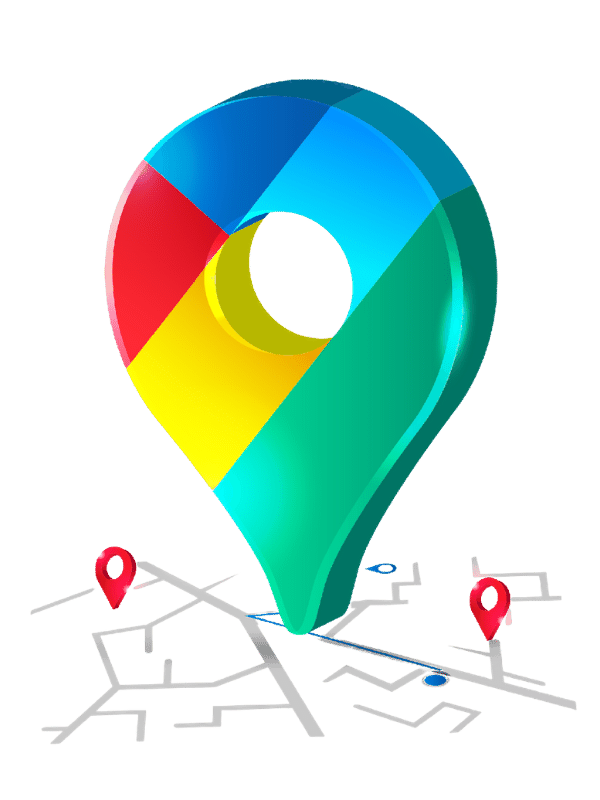 Coloured Map Pin - Google My Business